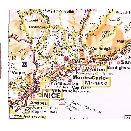 公寓 Le Mediterranee 芒通